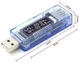 USB Тестер Keweisi KWS-V20 с нагрузкой USB 1А/2А амперметр вольтметр измеритель емкости аккумулятора, юзб тестер, 72х13,5х23 мм, синий - изображение 7
