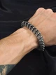 Серебряный мужской массивный браслет дракон - изображение 3