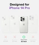 Чехол Fusion Magnetic для iPhone 14 Pro Matte Clear (FMGM641E52) - изображение 4