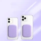 УМБ магнитный павербанк безпроводное зарядное MagSafe Power Bank Battery Pack 10000 mAh 20W Фиолетовый(100153) - изображение 3