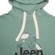 Худи Jeep Hooded Oversize Sweatshirt Botanical Print Turquoise O102606-E854 L - изображение 3