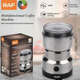 Мощная электрическая кофемолка RAF 300W для кофе и специй, зерна, орехов, семян, трав МЕТАЛЛ - изображение 2
