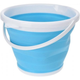 Відро 5 літрів туристичне складане Silicon Collapsible Bucket Блакитне - зображення 1