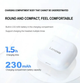Бездротові навушники Lenovo LivePods LP40 TWS Bluetooth 5.0 Білі - зображення 4