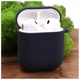 Матовый чехол Silicone Case для AirPods Original Assembly Navy Storm - изображение 2