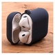 Матовый чехол Silicone Case для AirPods Original Assembly Navy Storm - изображение 3
