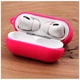 Матовый чехол Silicone Case для AirPods Pro Original Assembly Raspberry - изображение 3