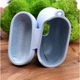 Матовый чехол Silicone Case для AirPods Original Assembly Blue Agat - изображение 4