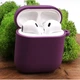 Матовий чохол Silicone Case для AirPods Original Assembly Purple - зображення 2