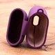 Матовий чохол Silicone Case для AirPods Original Assembly Purple - зображення 4