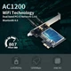 Сетевая карта Fenvi FV-AC1200 WiFi+BT 4.0, сетевая карта PCI-E Intel 7265 - изображение 2