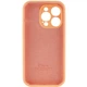 Чехол Silicone Case Full Camera Protective (AA) для Apple iPhone 14 Pro Max (6.7") Оранжевый / Cantaloupe Без бренда - изображение 4