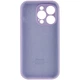 Чехол Silicone Case Full Camera Protective (AA) для Apple iPhone 14 Pro Max (6.7") Сиреневый / Lilac Без бренда - изображение 6