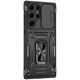 Удароміцний чохол Camshield Army Ring Samsung Galaxy S24 Ultra Чорний / Black Без бренду - зображення 2