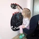 Детская наклейка доска для мела Динозаврик (пленка для рисования мелом меловая поверхность под мел) глянцец 815х700 мм - изображение 6