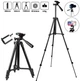 Штатив металлический универсальный 1.02м Tripod 3120 портативный для телефона и фотоаппарата - изображение 4