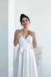 Белое платье миди на свадьбу FashionYouWant M/L белый 43425449 - изображение 4