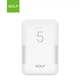 УМБ Golf G95-C 5000mAh 2USB+Type-C+microUSB Candy Power Bank white(6959072723277) - изображение 5