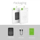 УМБ Golf G95-C 5000mAh 2USB+Type-C+microUSB Candy Power Bank Black(6959072723260) - изображение 11
