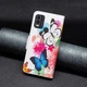 Чехол с рисунком Deexe Color Wallet для Nokia C22 - Two Butterflies - изображение 3