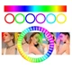 Кольцевая лампа RGB LED MJ 33, 30 см с держателем для телефона и штативом - изображение 4