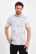 Футболка с принтом Trend Collection BAT 36080-1 Белый (BEYAZ) 4XL - изображение 5