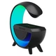 Портативна колонка Bluetooth 3в1 SUNROZ WirelessCharger R99 з RGB нічником та бездротовою зарядкою Чорний - зображення 9