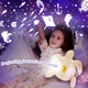 Детский ночник проектор звёздного неба Dream Lites Bell Howell №8 музыкальная мягкая игрушка Черепаха, 7 цветов Led подсветки, гипоаллергенный - изображение 4