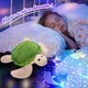 Детский ночник проектор звёздного неба Dream Lites Bell Howell №8 музыкальная мягкая игрушка Черепаха, 7 цветов Led подсветки, гипоаллергенный - изображение 5