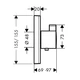 Термостат Hansgrohe ShowerSelect Highflow (15760000) - зображення 3