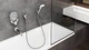 Вилив на ванну Hansgrohe Vernis Blend 204 мм, хром (71420000) - зображення 2