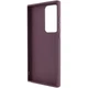 Чехол TPU Bonbon Metal Style для Samsung Galaxy S24 Ultra (Самсунг галакси S24 ультра ) Бордовый / Plum - изображение 2