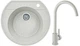 Мийка кухонна, кругла, гранітна Valetti 31R 53х49см Тера + змішувач - зображення 1