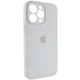Чехол Silicone Case Full Camera Protective (AA) для Apple iPhone 13 Pro Max (6.7") Белый / White Без бренда - изображение 2