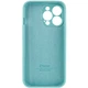 Чехол Silk Full Camera Protective (AA) для Apple iPhone 13 Pro (6.1") Бирюзовый / Marine Green Без бренда - изображение 4