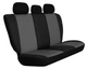 Авточехлы для Mitsubishi L200, Митсубиси Л200 (полный набор) с экокожи универсальные (011-30) Серый - изображение 2