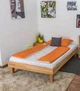 Кровать полуторна Mobler b105 140х200 Бук - зображення 1