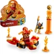 Конструктор LEGO Ninjago Суперсила дракона Кая сальто спін-джитсу 72 деталі (71777) - зображення 9