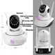 Камера видеонаблюдения WiFi Smart Camera Белая поворотная Беспроводная с инфракрасной подсветкой микрофоном и обратной связью - изображение 4