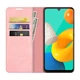 Чохол Taba Retro-Skin для Samsung Galaxy M32 / M325 книжка шкіра PU з візитницею рожевий - зображення 3