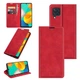 Чохол Taba Retro-Skin для Samsung Galaxy M32 / M325 книжка шкіра PU з візитницею червоний - зображення 1