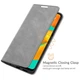 Чохол Taba Retro-Skin для Samsung Galaxy M32 / M325 книжка шкіра PU з візитницею сірий - зображення 5