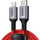 Кабель Ugreen US298/20309 Lightning - USB Type-С 1м Красный - изображение 1