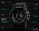 Мужские тактические часы Skmei Processor с компасом черный - изображение 4
