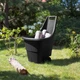 Садовая тележка Keter Easy Go Breeze 50L, чёрный (17199467) - изображение 4