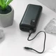 Павер банк 2.4А Power Bank Power 30000 mAh OX PW30 Aurora чорний - зображення 2