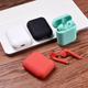 Беспроводные наушники с микрофоном в кейсе inPods 12 Macaron Малиновый й Soft Touch - изображение 5