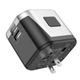 УЗП HOCO AC5 Level dual port universal conversion charger Black - зображення 7