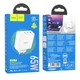 Зарядное устройство с быстрой зарядкой PD65W HOCO N30 |2Type-C/1USB, PD/QC| Белый - изображение 2