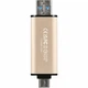 USB флеш накопитель Transcend 128GB JetFlash 930 Gold-Black USB 3.2/Type-C (TS128GJF930C) - изображение 7